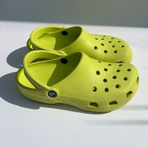 Yellow/green Crocs